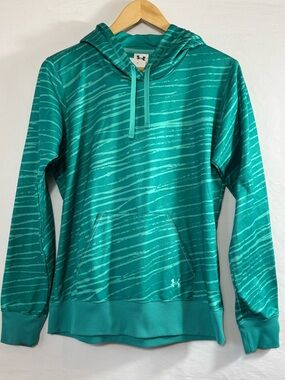 Under Armour Teal Athletic Hoodie with Subtle Logo